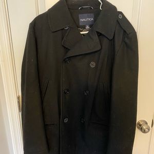 Men’s Nautica Pea coat Black